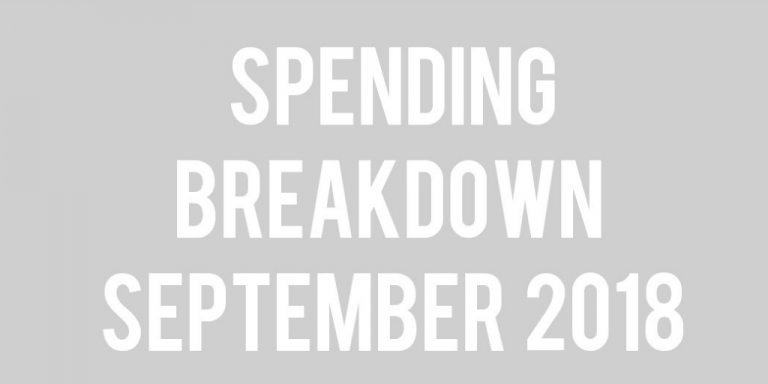 Budget Update: September 2018